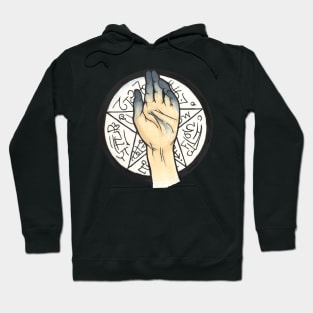 dark hand Hoodie